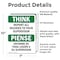Signmission Safety Culture Sign, 7 in Width, Vinyl Decal, Rectangle OS-2PACK-TS-D-710-L-11857 - alternate 5